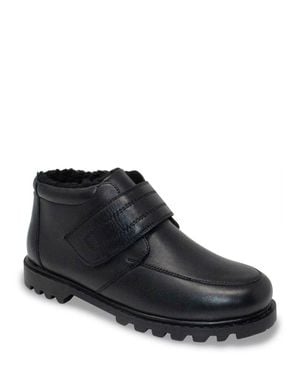 Chums Leather Touch Fasten Boot - Black