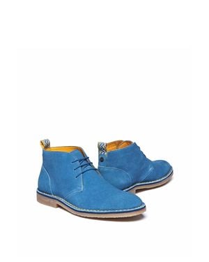 Moshulu 'Chassis' Desert Boots - Blue