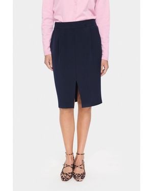 Saint Tropez Celestsz High Waisted Skirt - Blue
