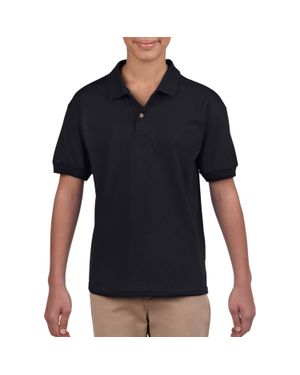 Gildan Dryblend Jersey Polo Shirt - Black