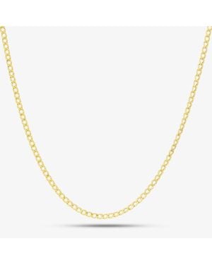 T.H.Baker 9Ct 51Cm Curb Chain 1.13.0185 - Metallic
