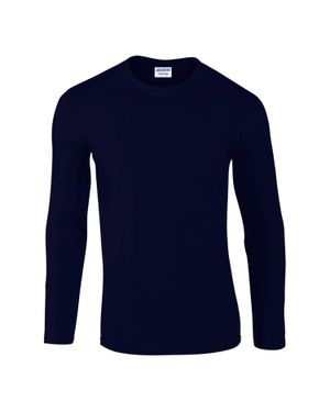 Gildan Soft Style Long Sleeve T-Shirt - Blue
