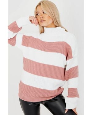 Stylewise Striped Print - Pink