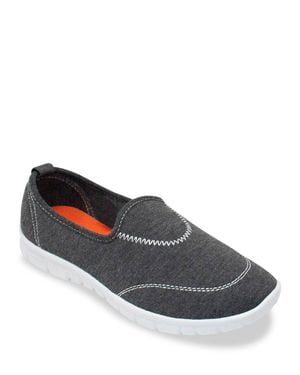 Chums Slip On Shoe With Contrast Insole - Grey