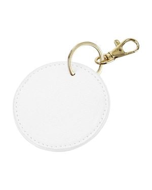 Bagbase Boutique Circular Key Clip - White