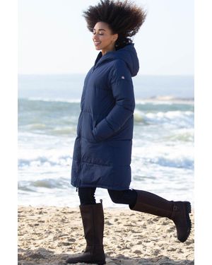 Kite Ash Padded Duvet Coat - Blue
