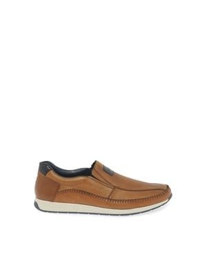 Rieker 'Tempo' Slip On Shoes - Brown