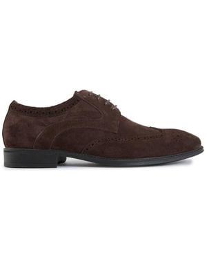 Sole Guard Brogue Shoes - Brown