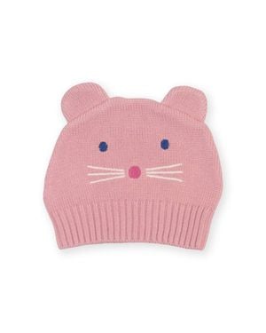 Kite Baby Little Mouse Knit Hat - Pink