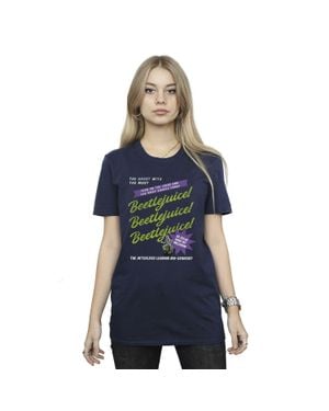 Beetlejuice Make My Millenium Boyfriend T-Shirt - Blue