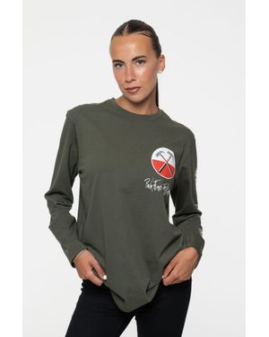 Pink Floyd The Wall Hammers Long Sleeve T-Shirt - Green