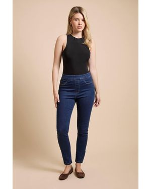 Dorothy Perkins Skinny Pull On Jegging - Blue