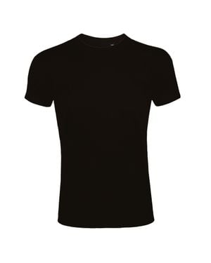Sol's Imperial Slim Fit Short Sleeve T-Shirt - Black