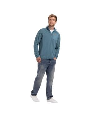 Trespass Harry Half Zip Fleece - Blue
