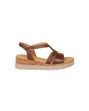 Gabor 'Sadie' Wedge Sandal - Brown