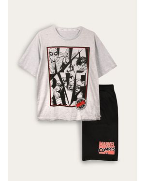 Marvel Shorty Pyjama - White