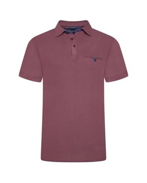 KAM Jeanswear Smart Stretch Polo Shirt For - Purple