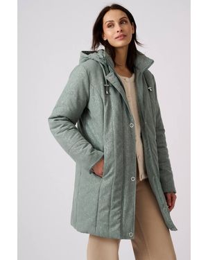 DAMART Printed Padded Parka - Grey