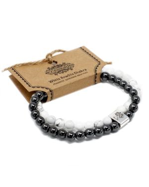 KDMD Magnetic Gemstone Bracelet - Metallic