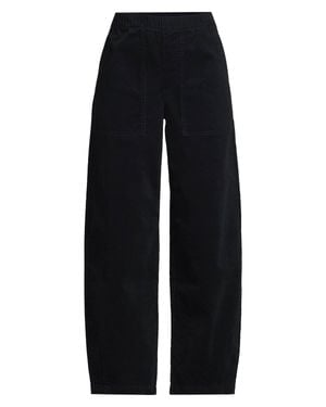 Lands' End Barrel Leg Fine Wale Corduroy Utility Trousers - Blue