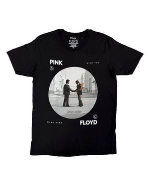 Pink Floyd On Fire T-Shirt - Black