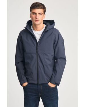 Tokyo Laundry Lightweight Hooded Zip-Up Jacket - Blue