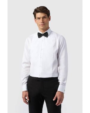 Alexandre Silver Label Tailored Stretch Shirt Non Iron - White