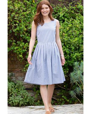 Kite Chesil Ticking Dress - Green