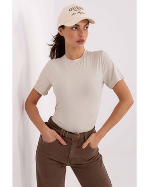 Love Lace Minimalist Short Sleeve Casual Blouse - White