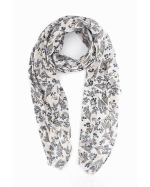 SARTA Marie Lightweight Scarf - White