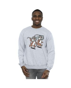 Disney Chip 'N Dale Glasses Sweatshirt - Grey