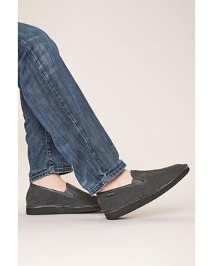 Moshulu 'Arlon 3' Classic Suede Slippers - Blue