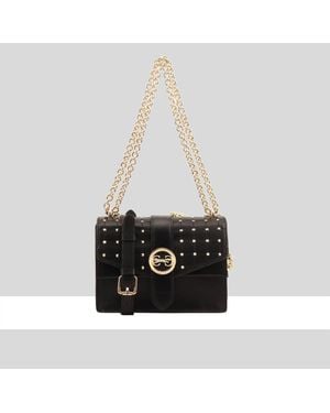 Paul Costelloe Shweli Leather Cross Body Bag - Black