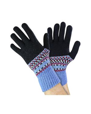 Sock Snob Wool Gloves - Blue