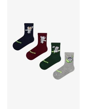 Penti Space Friends Cotton 2-Pack Crew Socks - Blue