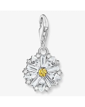 Thomas Sabo Lovely Daisy Cubic Zirconia Charm 2212-051-14 - White