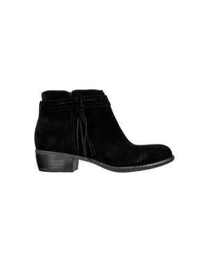 Skechers Texas Tassel Western Boots Suede - Black