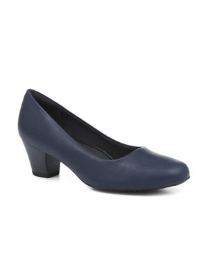 Pavers Heeled Court Shoes - Blue