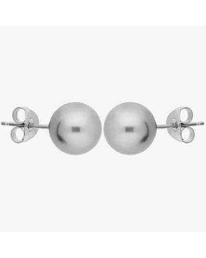 T.H.Baker 9Ct 8-8.5Mm Freshwater Pearl Stud Earrings Eoz110Rf-G - Metallic