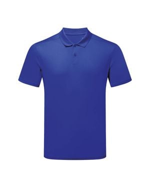 Tridri Ion-Charge Panelled Polo Shirt - Blue
