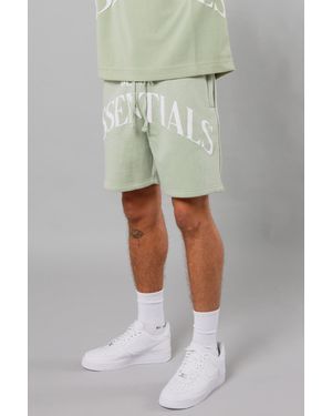 Blank Essentials Cotton Blend 'Vault' Shorts - Natural