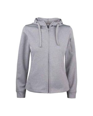 Clique Basic Full Zip Hoodie - Grey