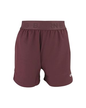 Björn Borg Ace Short Sport Quick Drying Shorts With Pockets - Purple