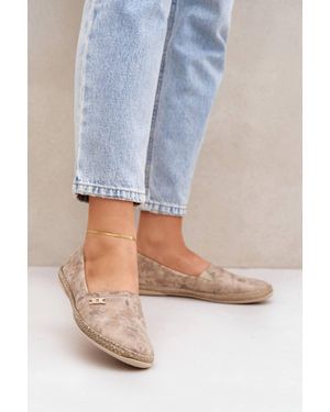Love Lace Summer Warm Espadrilles - Blue