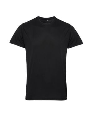 Tridri Tri Dri Short Sleeve Lightweight Fitness T-Shirt - Black