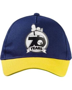 Peanuts Snoopy 70 Years Logo Baseball Cap - Blue