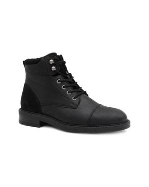 Jones Bootmaker Dusseldorf Leather Lace-Up Boots - Black