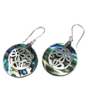 KDMD Shell & Earrings - Blue