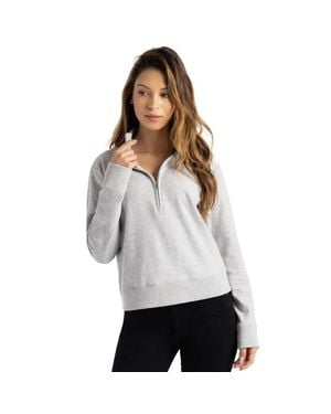 Travis Mathew Cloud Fleece Half Zip Mid Layer - Grey