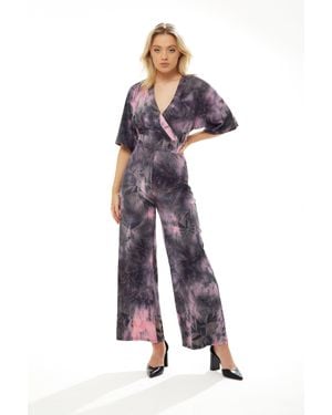 Liquorish Jumpsuit - Blue